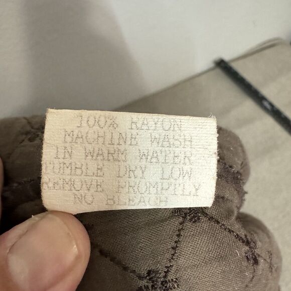 Johhny Was Jacket Women S Collection Brown Quilted Embroidered Lagenlook Boho - Picture 4 of 10